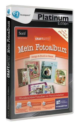 Preisvergleich Produktbild AQ Plat Ed. - Serif Craft Artist Mein Fotoalbum