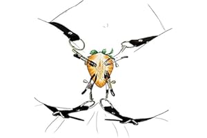 binxliuxo B-D-S-M Correas elásticas de Cuero de 2 Vueltas para Muslo con Clips