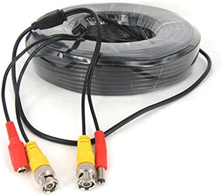 15M BNC DC CCTV Security Video Camera DVR Record Data Power Extension Cable