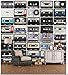Produktbild Benutzerdefinierte Retro Tapete, Tonband Für Das Wohnzimmer Schlafzimmer Tv Hintergrund Wasserdicht Geprägte Papel De Parede, 400 Cm X 280 Cm