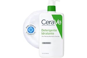 CeraVe Detergente Idratante per Viso e Corpo, Per Pelli da Normali a Secche, Azione Nutriente e Rinfrescante, Con 3 Ceramidi e Acido Ialuronico, 562 ml