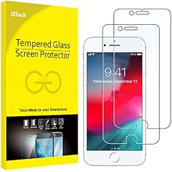 JETech Protector de Pantalla para iPhone 6s y iPhone 6, Vidrio Templado