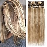 Ombre Braun Clip in Extensions Echthaar, Länge: 8 Zoll, Gewicht: 45g. Die Haarstärke hängt vom Haargewicht ab, schwerer ist dicker. 1 Packung ist dünn, wenn Sie mittleres oder dickes Haar haben, empfehlen wir 2-3 Packungen oder versuchen Sie einen doppelten Tressen von uns.