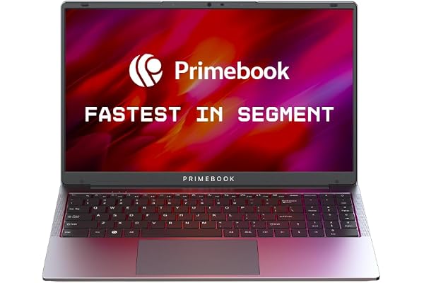 Primebook 2 Max (2026) | 8GB RAM, 256GB UFS Storage | 15.6-Inch Full HD IPS Display | 12hrs Battery | MediaTek Helio G99 | An