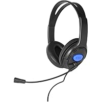 LAPCARE Stereo Headset LWS-004 Headphone with Flexible Mic for PC, Mobiles, Play Station, Xbox, Tablets
