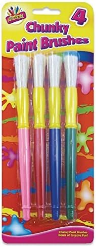 Tallon Assorted Chunky Paint Brushes Set of 4 [Pack of 12]