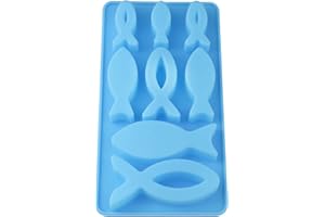 LONNEY Silikonform Fisch Gießform für Backen Epoxidharz Formen (Lebensmittelecht)