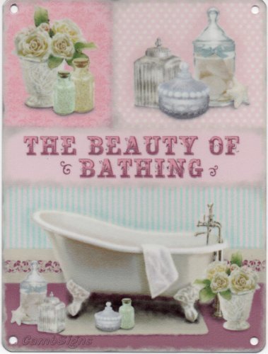 The Beauty of Bathing Metal Sign Nostalgic Vintage Retro Advertising E