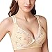 HOEREV Cotton Soft Nursing Maternity Non-wired Breast Feeding Bra