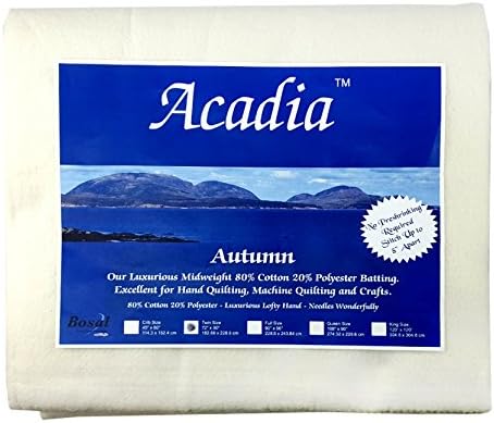 Bosal 3509-02 | Acadia Cotton Polyester Batting |180x225cm