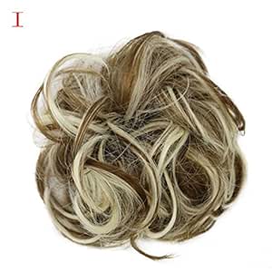 Velneet Women Beauty Straight Messy Bun Haircut Hair Twirl Piece
