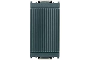 Vimar 0T16540 Idea Hole Cover with Striped Front Grey 2 Pieces