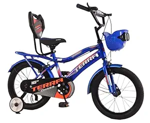 Unisex 5-7 Years Kids Cycle 16T Boy Girl Bicycle Steel Rim Back Carrier EVA Tubeless Tyre