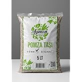 Aymen &Ccedil;i&ccedil;ek&ccedil;ilik 4-8 mm Ponza Taşı - Tarım Pomzası 5 Lt Paket - 5 Litre Volkanik Ponza Taşı