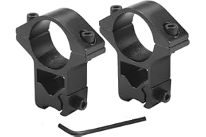 YONCONO 25,4 mm Diámetro de Anillo,Montaje Anillo de Montaje para mira telescópica