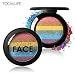 Eyeshadow,Ularma Focallure Rainbow Highlight Palette Baked Blush Face Shimmer Color