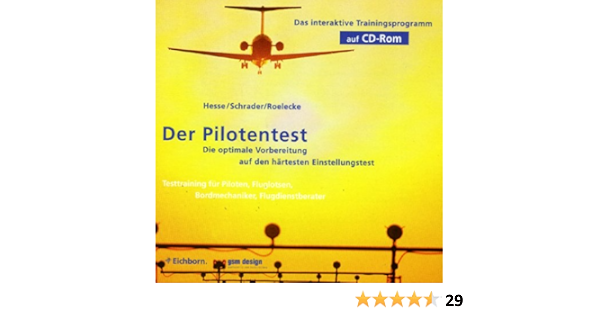 Der Pilotentest Cd Rom Amazon De Bucher