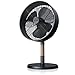 Produktbild Brandson - Design Standventilator Tischventilator | Ventilator mit 3 Geschwindigkeitsstufen | Zuschaltbare 80° Oszillation | Neigungswinkel ca. 25° | modernes Design in Eiche Rustikal/Schwarz matt