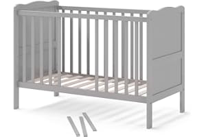 VitaliSpa culla neonato Tobi, Grigio, 60x120 cm