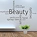 Produktbild iClobber Beauty Salon Collage Selbstbräuner Nagellack Wall Art Wandbild Zitat, Wandaufkleber, Vinyl, Design: Bild Wandaufkleber/Wandsticker (Vinyl, Zitat, schwarz, L