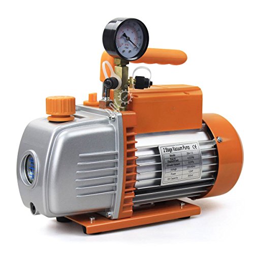 BACOENG 4.2CFM Zweistufige Vakuumpumpe Unterdruckpumpe mit Manometer HVAC - 3
