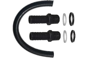 FACAIIO Complete Connector Set for Linking Two Water Butts in Your Rainwater System