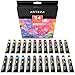 Produktbild Acrylfarben-Set mit 24 Tuben à 12 ml, Wasserfeste Farben für Malerei auf Papier, Leinwand, Holz, Keramik und Stoff, Hochwertige Ölfarben von Sure Colour zum kreativen Malen für Künstler und Kinder
