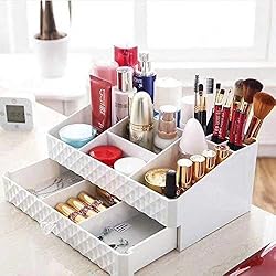 Display4top Blanc L'Organisateurs de Maquillage avec tiroirs