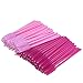 eBoot Disposable Eyelash Mascara Brushes Makeup Applicators Brush Kit (Rose and Pink, 100 Pieces)