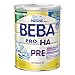 Produktbild Nestlé Beba Pro HA Pre Hypoallergene Säuglings-Anfangsnahrung, hydrolisierte und hypoallergene Baby-Nahrung, von Geburt an, 1er Pack (1 x 800 g)