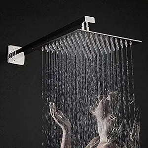 ANMEX 10 Inch (10X10) Over Head Rain Shower with 24inch shower arm