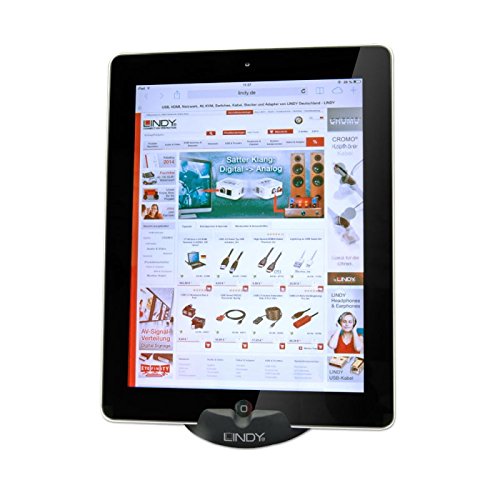 Lindy Silikon Tablet und Smartphone Ständer, Schwarz - 2
