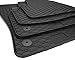 Produktbild kfzpremiumteile24 Gummimatten Original Qualität Fußmatten Gummi schwarz 4-teilig
