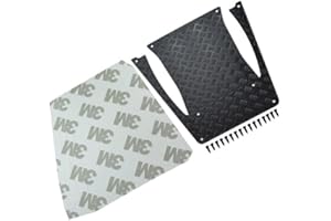 GPM Racing Metal Middle Trim Plate of Engine Cover for Traxxas 1:18 TRX4M Land Rover Defender 97054-1 Upgrades - Black