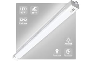 ÖUESEN Tubo LED Tubo Fluorescente LED Luz de Techo LED 150cm 45W Luminaria Lámpara LED Tubo Neón IP66 Impermeable Luz de Baño Oficina Garaje Taller Almacén Cocina Balcón Cuarto Húmedo Jardín Supermercado