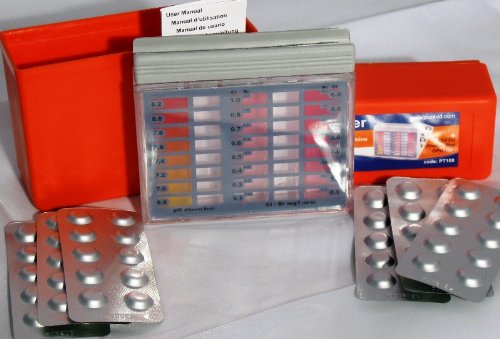 Pooltester für Chlor + pH Wert mit je 30 Testtabletten von well2wellness® - 3
