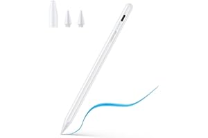 ‎HOMMIE Hommie Stift Stylus Magnetisch (2. Generation) für iPad Apple 2018-2023 Mit Neigung & Palm Rejection & 1mm Sptize,Stylus Pen für iPad 10/9/8, iPad Air5/4, iPad Pro 11" 4/3/2/1, iPad Pro 12,9" 6/5/4/3
