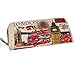 Price comparison product image Large London Vintage Purse - Word/Golden Stars/British Wallet/Tower Bridge/Double-Decker Bus/Red Telephone Box/Royal Guard/Eye / Big Ben/Union Jack/Flowers / Crown/UK Souvenir