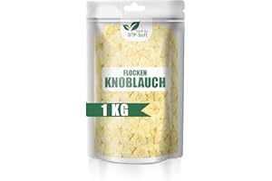 DTP-SOFT Flocons d'ail naturels | Copeaux d'ail | Flocons de conoil Complément aromatique à vos plats (1 kg)