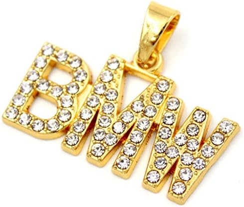Letter God Money Dollar Queen Lucky King Success Hip Hop Necklace Pendent With 24" Chain