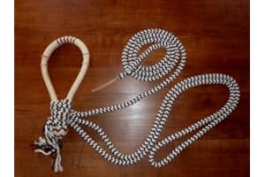 Pferdeseile_DE Mecate Westernzügel Baumwollzügel 7 Meter braun/Natur