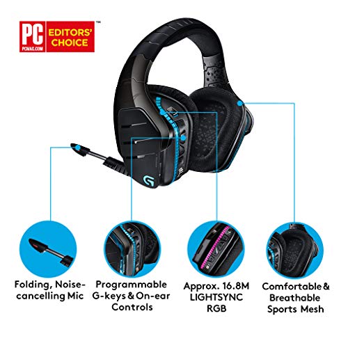 Logitech G933 Gaming Headset Artemis Spectrum 2.4 GHz Wireless 7.1