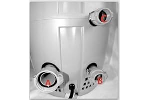 EASY-SCALE TM Lay Z Spa Compatible Seal Set A + B/C Coupling Seals fits all Airjet models - Heavy Duty Replacement Hot Tub Accessories for Leak Repair