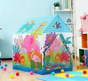 VBE Light Weight Jumbo Size, Water Proof Jungle Play Tent Kids Play Tent House for Girls and Boys (Multicolor)