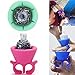 niceEshop(TM) Soft Flexible Silicone Wearable Nail Polish Bottle Holder Ring (Pink)