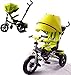 Price comparison product image Little Tiger T400 Rotating seat Reclining backrest Kids Children Child Trike Tricycle, Light Green