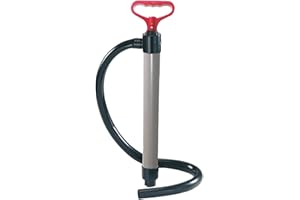 SAWESTO manuelle Schmutzwasserpumpe/Druckpumpe | hohe Saugkraft zum Abpumpen von Öl & Wasser – Größe 1000mm • 1,52l pr Hub | stromlose Bilgepumpe für Garten & Boot | Ölpumpe inklusive Pumpenschlauch