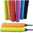 Skull Sports Industries Tennis Badminton Racket Towel Over Grip for Anti Slip and Absorbent Grip (Multicolor Pack of 4 Grips)