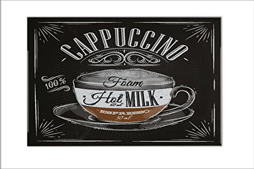 Preisvergleich Produktbild Fliese Kachel Restaurant Küche Cappuchino Keramik bedruckt 20x30 cm