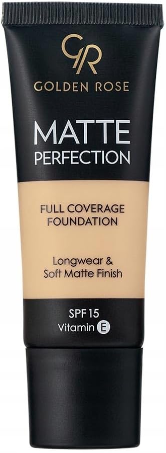 Golden Rose Matte Perfection Foundation - Natural 02 - Yoğun Kapatıcı Mat Fondöten